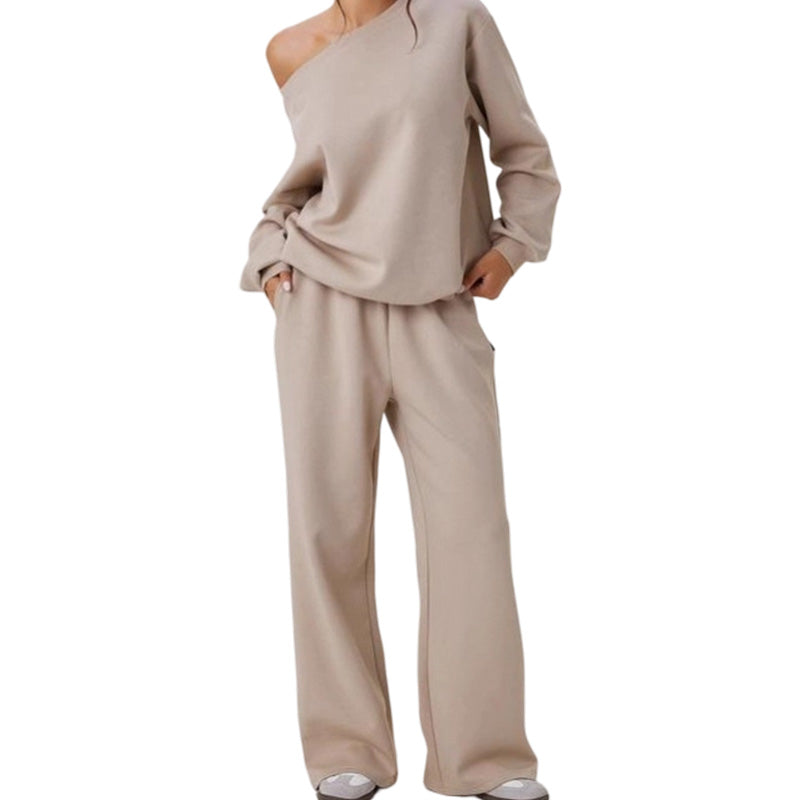 🌸Plus-Size Loose Fit, Freedom to Move🧘 Women's Leisure 2-Piece Set – Elastic Waist & Side Pockets | Loose & Non-Restrictive, Comfortable & Free ✨