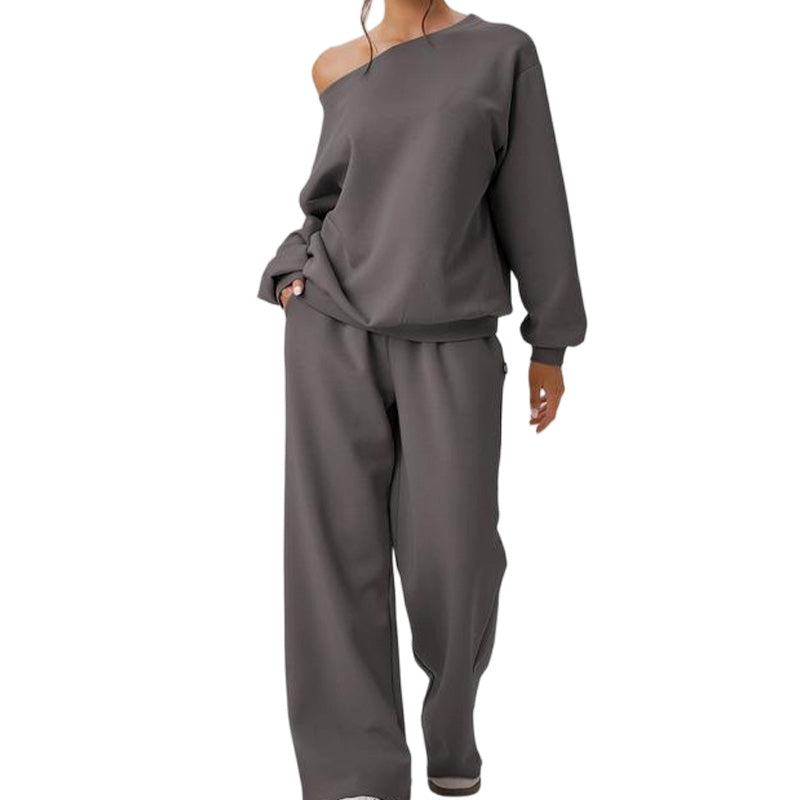 🌸Plus-Size Loose Fit, Freedom to Move🧘 Women's Leisure 2-Piece Set – Elastic Waist & Side Pockets | Loose & Non-Restrictive, Comfortable & Free ✨