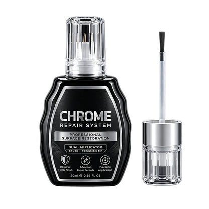 ✨ Chrome Repair Pen – Dual-Applicator Mirror-Shine Metal Touch-Up Tool 🚗🔧