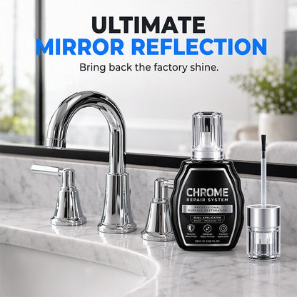 ✨ Chrome Repair Pen – Dual-Applicator Mirror-Shine Metal Touch-Up Tool 🚗🔧