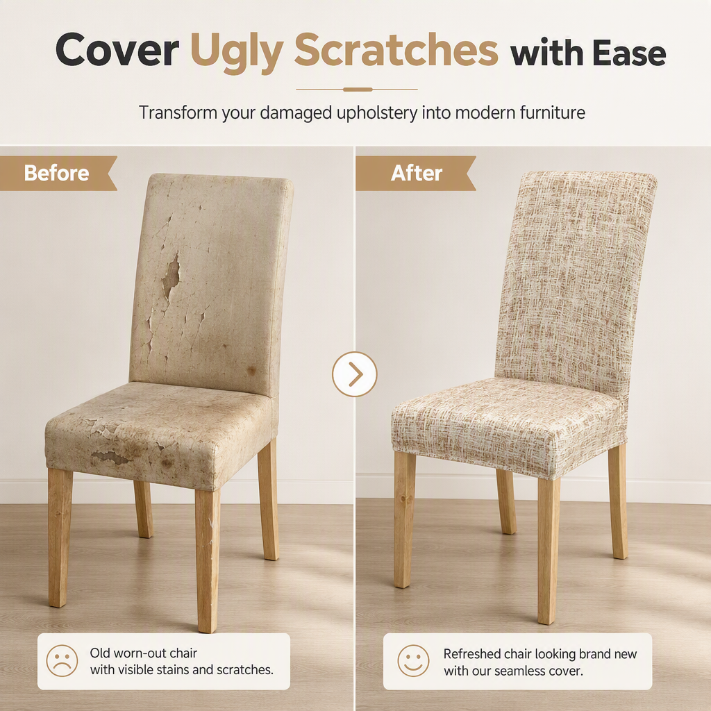 ⏳Limited-time 58% off⏰Universal Stretch Plaid Chair Cover – Protective, Easy Fit 🪑🧺