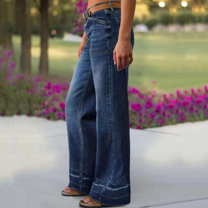 ☁️Stretchy Comfort, All-Day Wear👖 Women's Stretch Flare Jeans – Soft & Breathable, Body-Hugging Comfort ✨