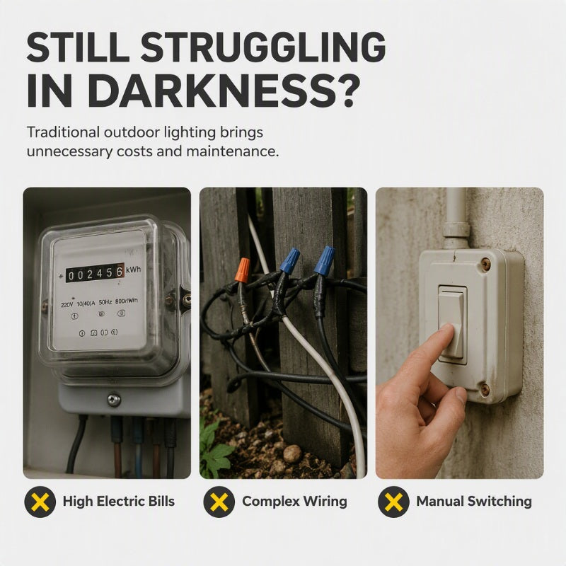 ☀️Only £ 7.99！！💡 Light Up Gutters, Fences & Garden Walls — Solar-Powered Outdoor LEDs With No Mains Wiring Needed 🏡✨
