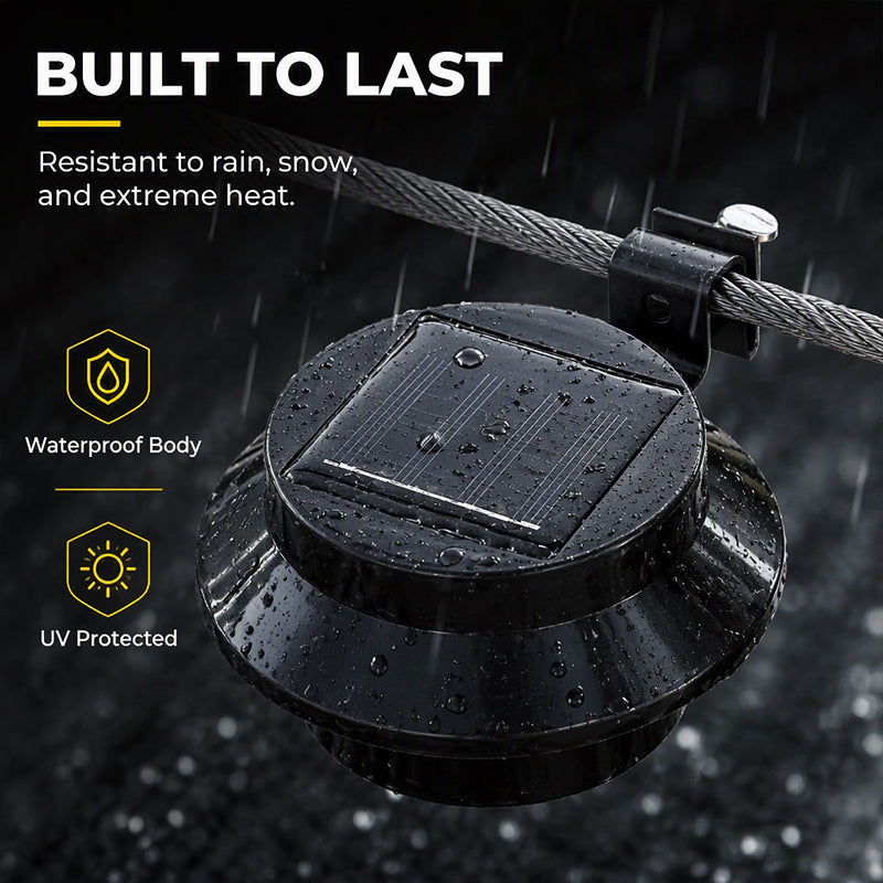 ☀️Only £ 7.99！！💡 Light Up Gutters, Fences & Garden Walls — Solar-Powered Outdoor LEDs With No Mains Wiring Needed 🏡✨