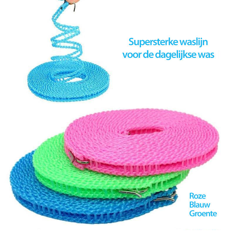 🎃Buy 1 Get 1 Free!🔥Portable Non-Slip Washing Line with Hanger Loops – 8m/10m