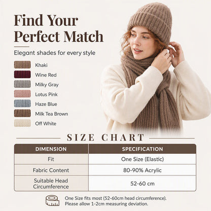 🧣All-in-One Warmth, Full Protection🧤 Hooded Scarf – Hat, Hood & Neck Warmer in One | Thick Plush Lining, Full Ear & Neck Coverage ✨