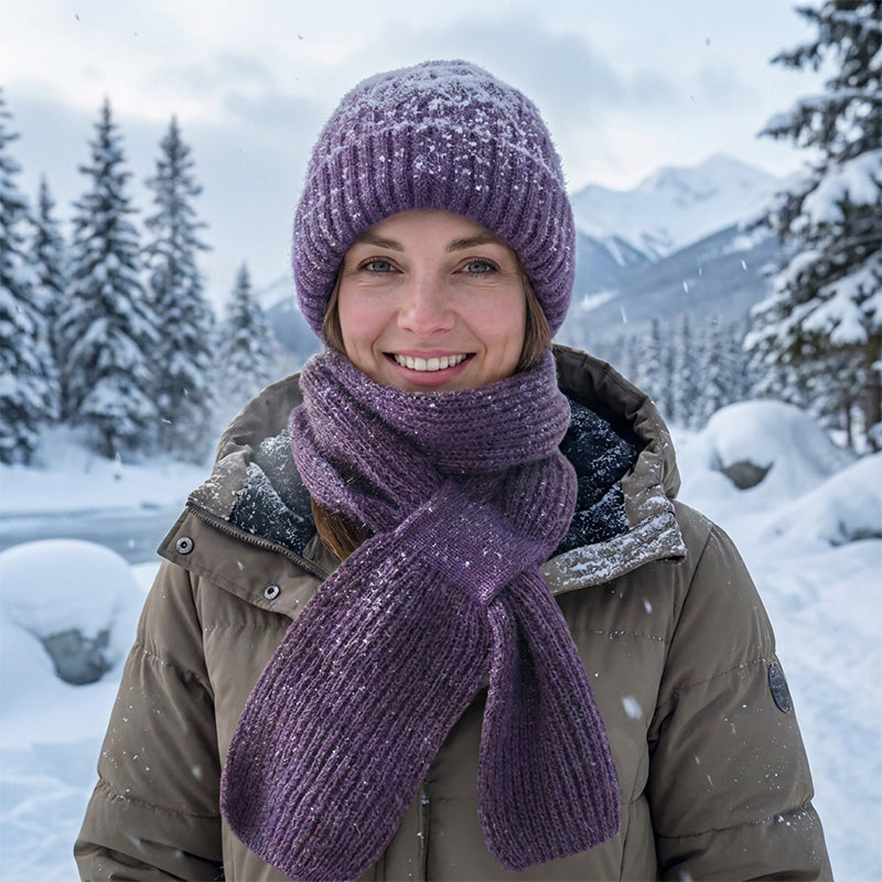 🧣All-in-One Warmth, Full Protection🧤 Hooded Scarf – Hat, Hood & Neck Warmer in One | Thick Plush Lining, Full Ear & Neck Coverage ✨