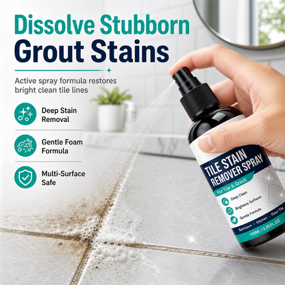 🎃Buy 1 Get 1 Free!🧼Tile & Grout Cleaner Spray – For Stubborn Dirt, Stains & Discolouration