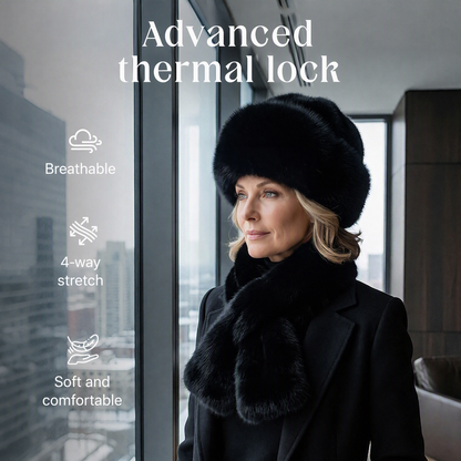 🧣Thickened Warmth, Full Cold Protection🎩 Winter Plush Scarf & Hat Set – Thick Plush & Heat Lock | Full Head & Neck Coverage, Blocks Severe Cold ✨