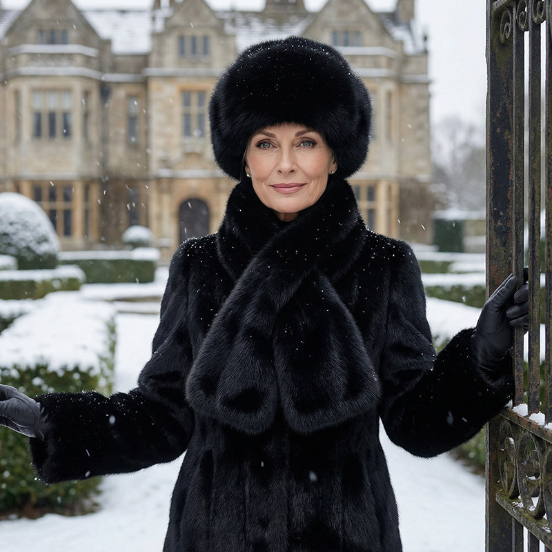 🧣Thickened Warmth, Full Cold Protection🎩 Winter Plush Scarf & Hat Set – Thick Plush & Heat Lock | Full Head & Neck Coverage, Blocks Severe Cold ✨