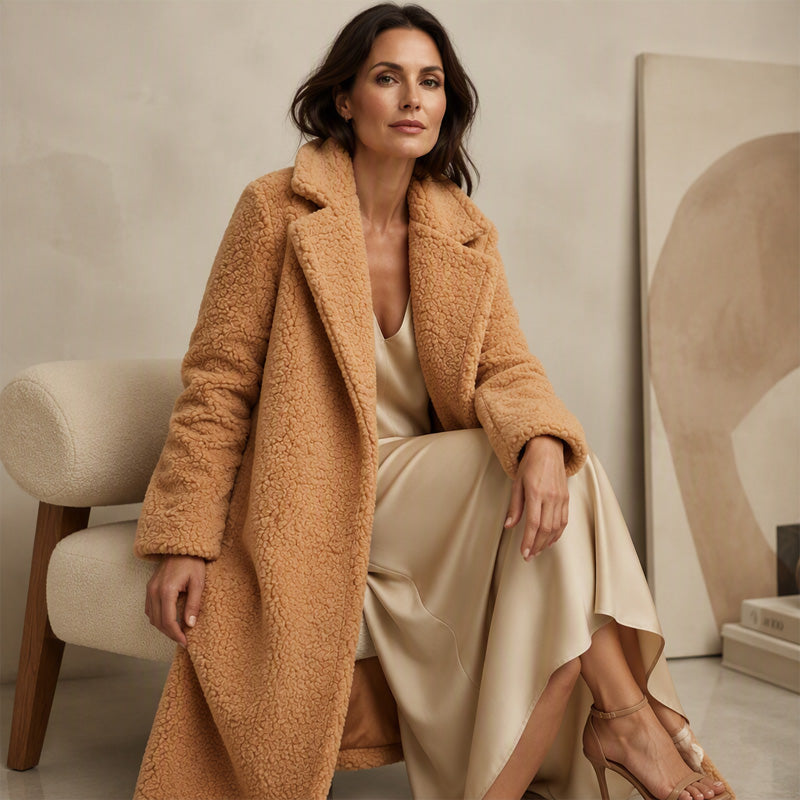 ❄️Thick Warmth, Cozy Coverage🧥 Women's Mid-Long Lambswool Coat – Thick Insulation & Comfortable Wear ✨