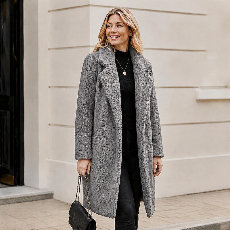❄️Thick Warmth, Cozy Coverage🧥 Women's Mid-Long Lambswool Coat – Thick Insulation & Comfortable Wear ✨