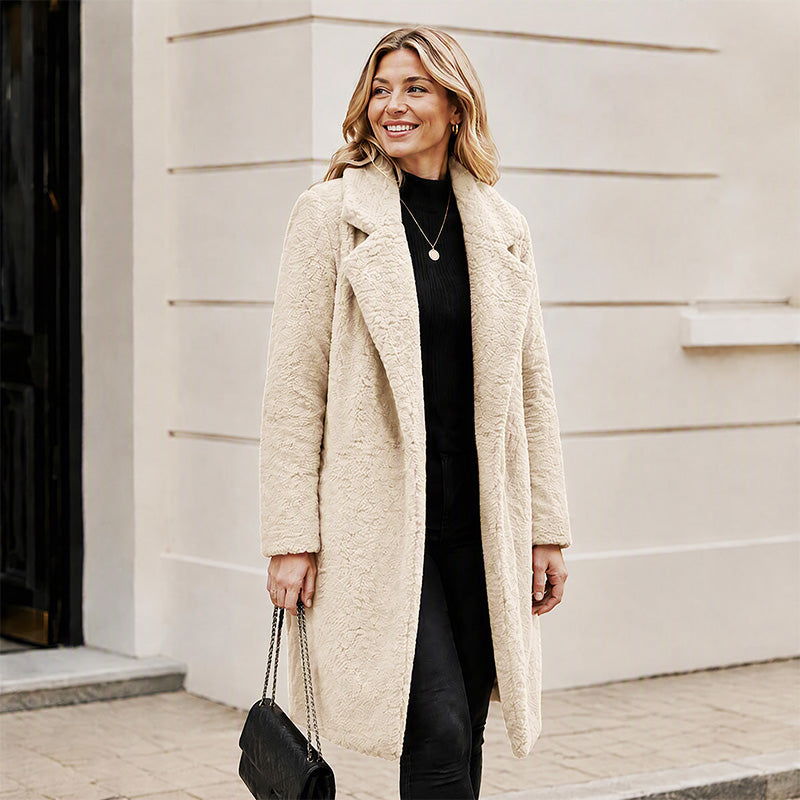 ❄️Thick Warmth, Cozy Coverage🧥 Women's Mid-Long Lambswool Coat – Thick Insulation & Comfortable Wear ✨