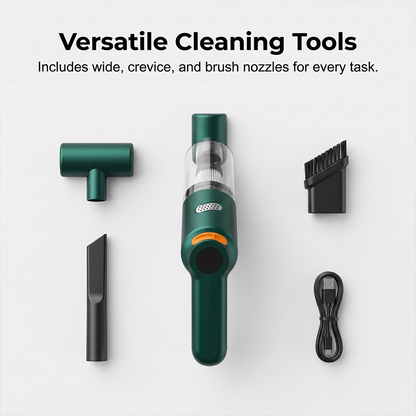 High-Power Cordless Vacuum Cleaner Kit for Car