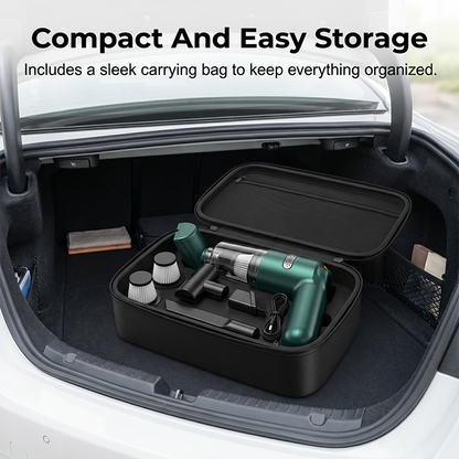 High-Power Cordless Vacuum Cleaner Kit for Car