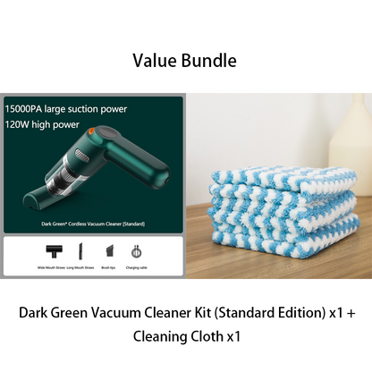 High-Power Cordless Vacuum Cleaner Kit for Car