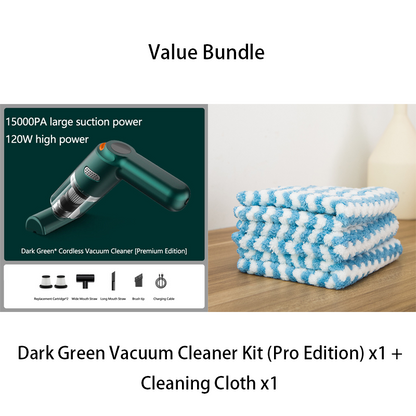 High-Power Cordless Vacuum Cleaner Kit for Car