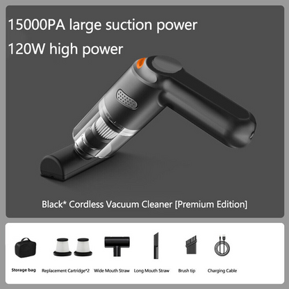 High-Power Cordless Vacuum Cleaner Kit for Car