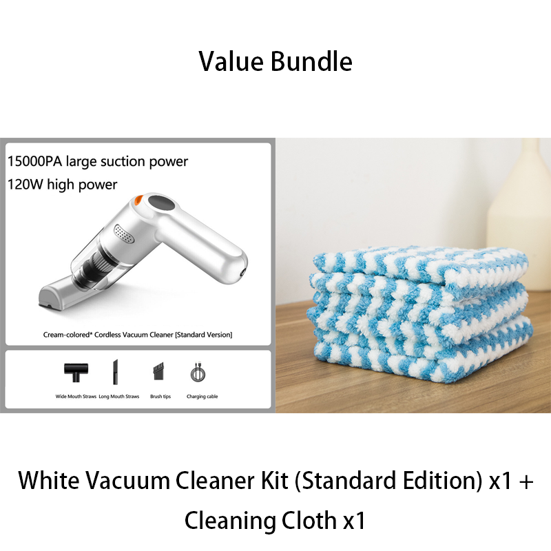 High-Power Cordless Vacuum Cleaner Kit for Car