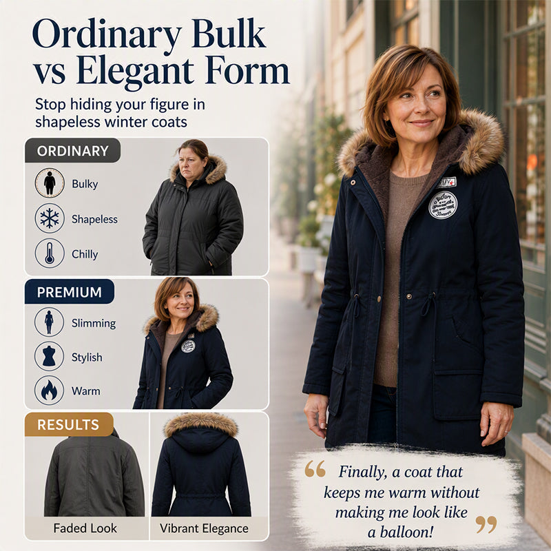 🧥 Women's Parka Jacket – Hooded Design & Warm Lining | Wind & Cold Protection, Easy Outings ✨