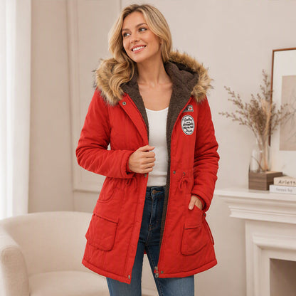 🧥 Women's Parka Jacket – Hooded Design & Warm Lining | Wind & Cold Protection, Easy Outings ✨