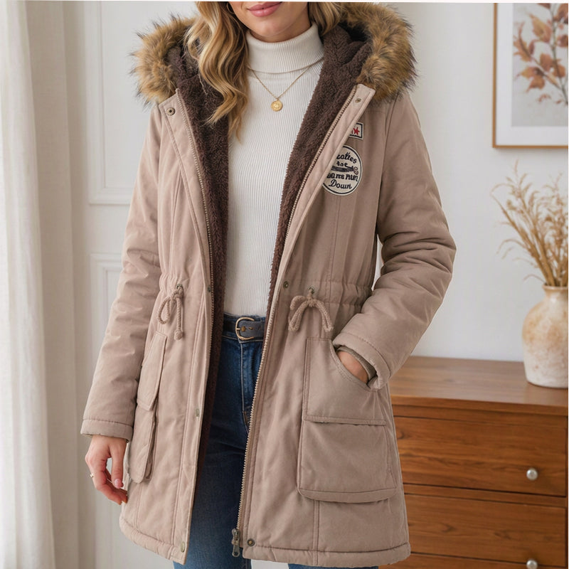 🧥 Women's Parka Jacket – Hooded Design & Warm Lining | Wind & Cold Protection, Easy Outings ✨