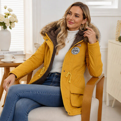 🧥 Women's Parka Jacket – Hooded Design & Warm Lining | Wind & Cold Protection, Easy Outings ✨