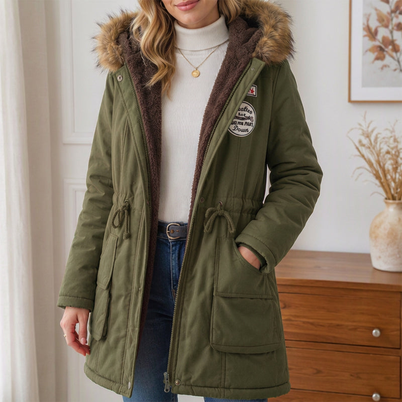 🧥 Women's Parka Jacket – Hooded Design & Warm Lining | Wind & Cold Protection, Easy Outings ✨