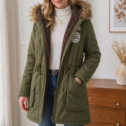 🧥 Women's Parka Jacket – Hooded Design & Warm Lining | Wind & Cold Protection, Easy Outings ✨