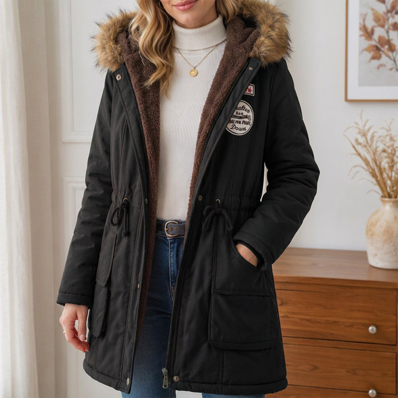🧥 Women's Parka Jacket – Hooded Design & Warm Lining | Wind & Cold Protection, Easy Outings ✨