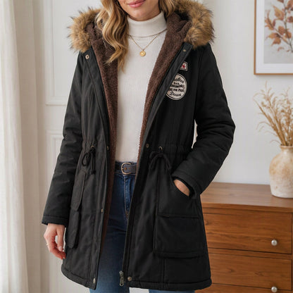 🧥 Women's Parka Jacket – Hooded Design & Warm Lining | Wind & Cold Protection, Easy Outings ✨