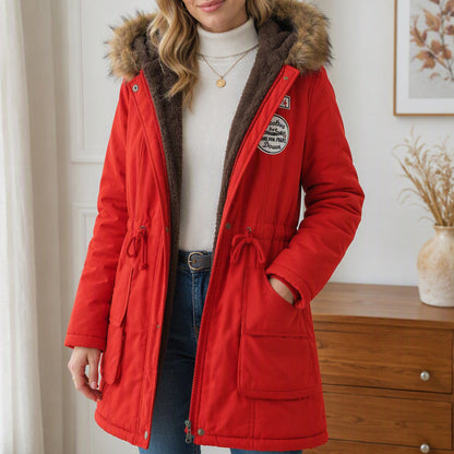 🧥 Women's Parka Jacket – Hooded Design & Warm Lining | Wind & Cold Protection, Easy Outings ✨