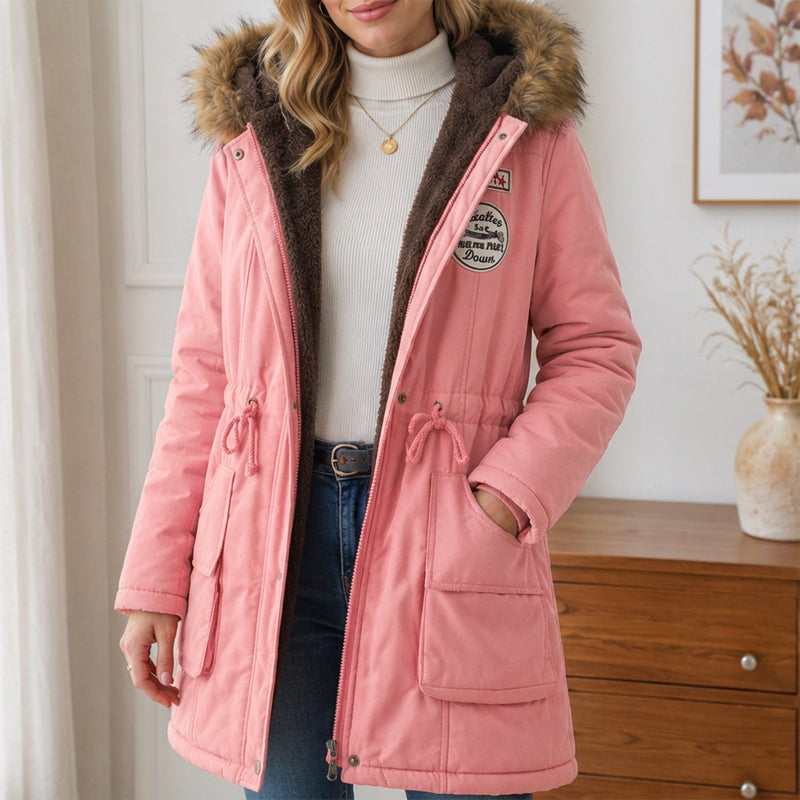 🧥 Women's Parka Jacket – Hooded Design & Warm Lining | Wind & Cold Protection, Easy Outings ✨
