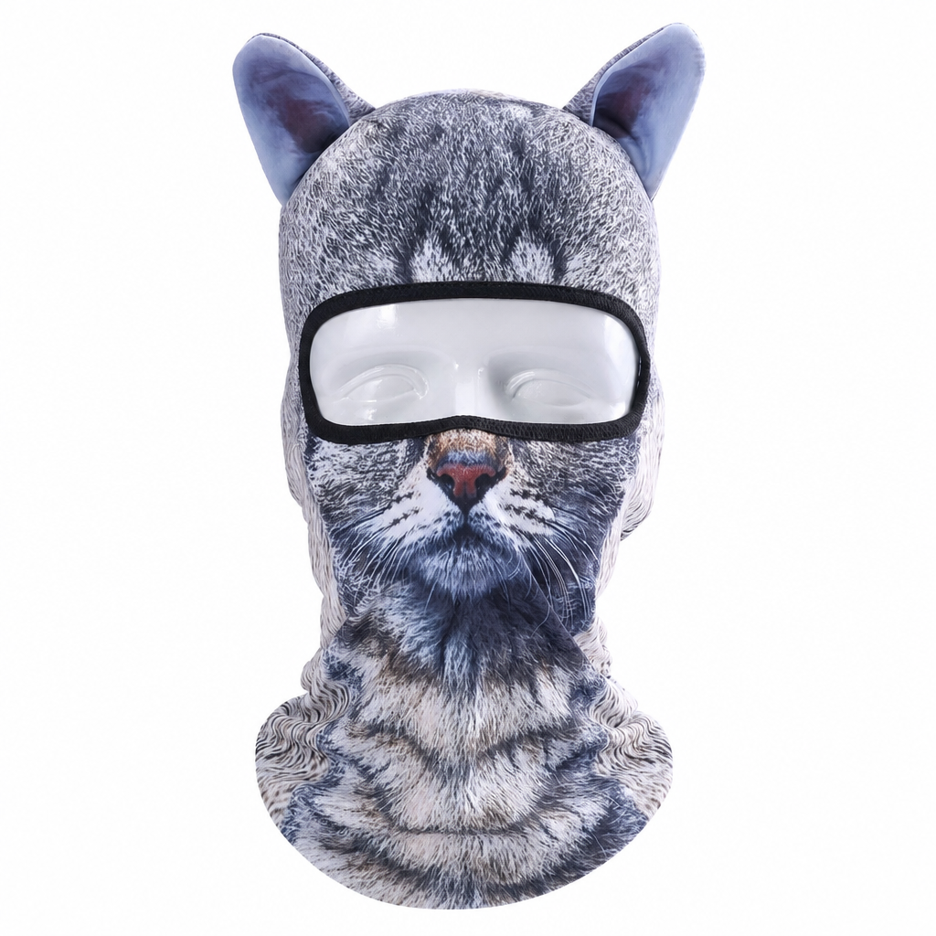 🌬️Windproof & Breathable, Elastic Fit🧑‍🤝‍🧑 Unisex Animal Balaclava – Flatlock Stitching & Standard Size | Perfect for Skiing, Cycling, Climbing & Running, All-Day Comfort & Protection ✨