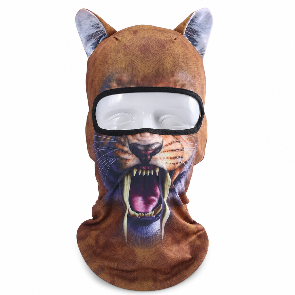 🌬️Windproof & Breathable, Elastic Fit🧑‍🤝‍🧑 Unisex Animal Balaclava – Flatlock Stitching & Standard Size | Perfect for Skiing, Cycling, Climbing & Running, All-Day Comfort & Protection ✨