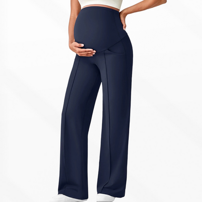 🤰High-Waist Bump Support, Maternity Comfort – Pregnancy Lounge Pants, Secure & Cozy ✨