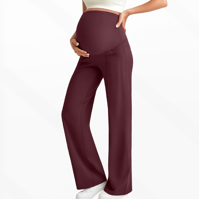🤰High-Waist Bump Support, Maternity Comfort – Pregnancy Lounge Pants, Secure & Cozy ✨