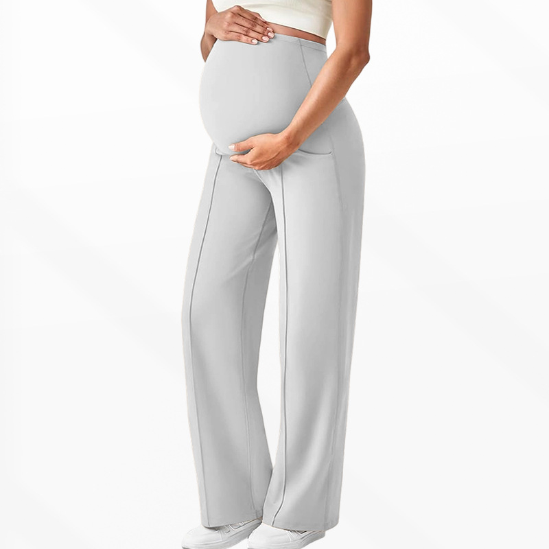 🤰High-Waist Bump Support, Maternity Comfort – Pregnancy Lounge Pants, Secure & Cozy ✨