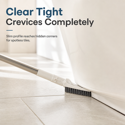 📏Adjustable Reach, High & Low🧽 Multifunctional Extendable Floor Scrub Brush – 2cm Slim Head | Perfect for Ceiling Vents & Low Floors, Cleans Everywhere ✨