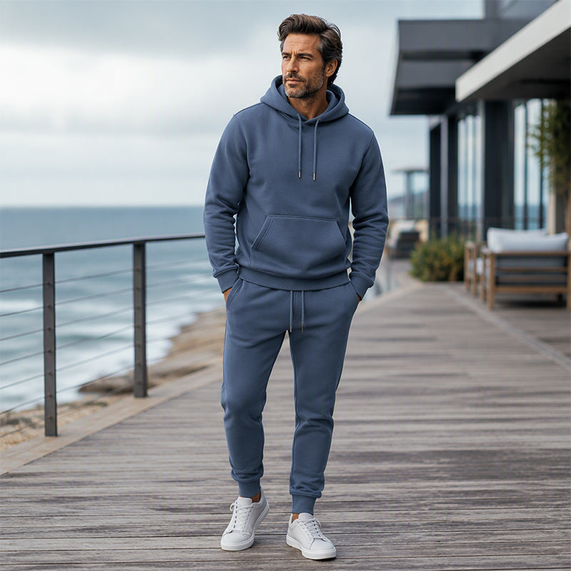 🌸Plus-Size Loose Fit, Warm & Practical🧶 Sports Hoodie & Sweatpants Set – S-5XL & Elastic Cuffs & Waistband | Cozy & Free Movement ✨