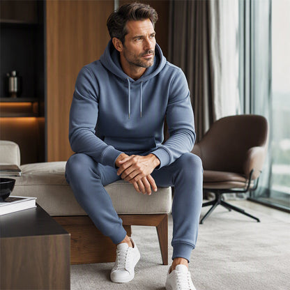 🌸Plus-Size Loose Fit, Warm & Practical🧶 Sports Hoodie & Sweatpants Set – S-5XL & Elastic Cuffs & Waistband | Cozy & Free Movement ✨