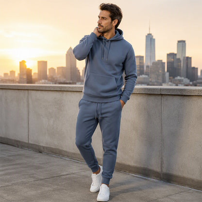 🌸Plus-Size Loose Fit, Warm & Practical🧶 Sports Hoodie & Sweatpants Set – S-5XL & Elastic Cuffs & Waistband | Cozy & Free Movement ✨