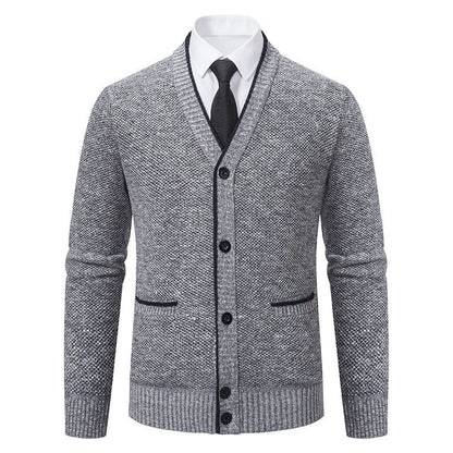🧥Layer in Style, Fashionable Depth🧶 Men's Knit Cardigan – Classic Buttons & Multiple Colors | Perfect for Layering, Travel & Gatherings, Elevates Any Outfit ✨