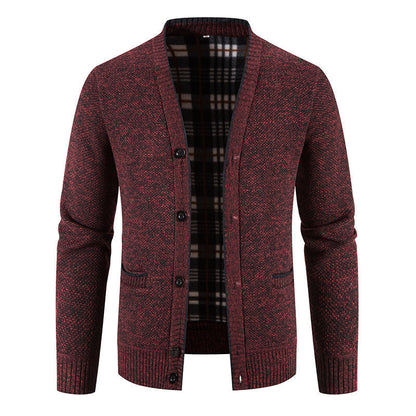 🧥Layer in Style, Fashionable Depth🧶 Men's Knit Cardigan – Classic Buttons & Multiple Colors | Perfect for Layering, Travel & Gatherings, Elevates Any Outfit ✨