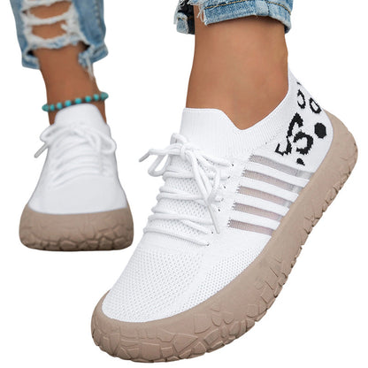 👟Slip-On Convenience, Cushioned Platform☁️ Women's Fly-Knit Platform Loafers – Wide Round Toe & Cushioned Platform | Perfect for All-Day Walking, Travel & Daily Wear, Easy On & Off ✨