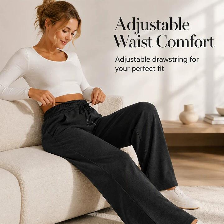 🍂✨Women's Casual Wide-Leg Pants With Drawstring Elastic