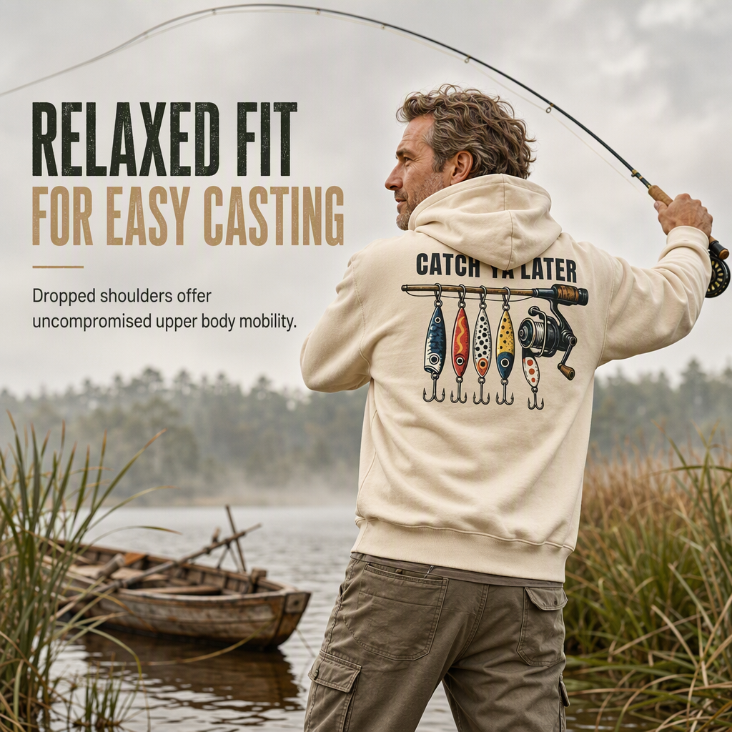 👕 Men's Vintage Hoodie – Elastic Ribbing & Comfortable Fit | Classic Casual ✨