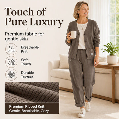 🍂Retro Corduroy, Fall & Winter Style👚 Women's Corduroy 2-Piece Set – Vintage Texture & Trendy Match | Perfect for Fall/Winter Daily, Dates & Travel, Warm & Stylish ✨