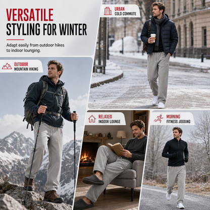 🧤 Thickened Fleece Warm Pants – XS-2XL & Color Options