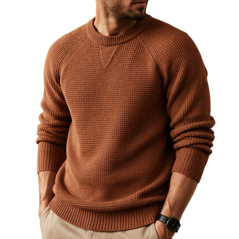 👕Classic Crewneck, Versatile & Comfortable🧶 Men's Classic Crewneck Knit Top – Soft & Skin-Friendly, Everyday Essential ✨